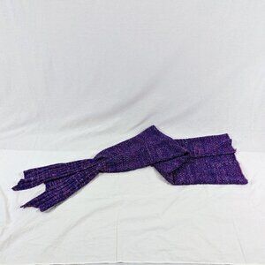 Crocheted Purple Mermaid Tail Blanket